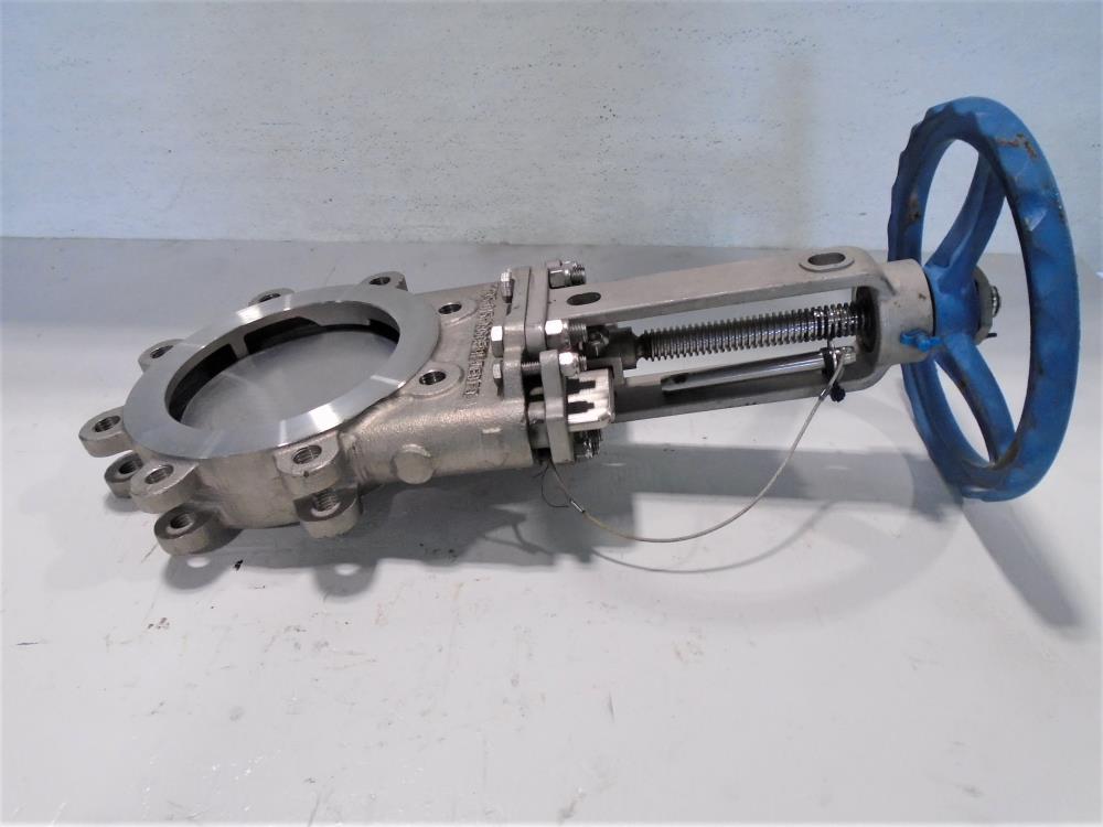 Velan 6" 150# CF8M Knife Gate Valve, Model C, Fig# L14-0310C-13ST-W320 